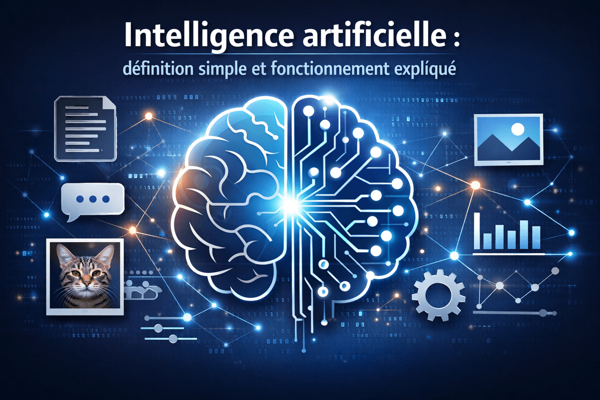 Intelligence artificielle : définition simple et fonctionnement expliqué